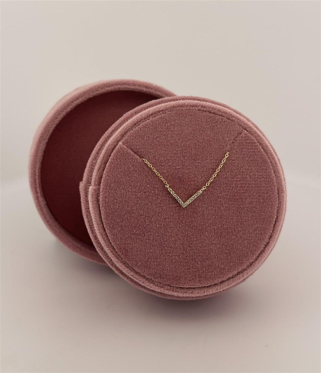 Yellow Gold Diamond Necklace