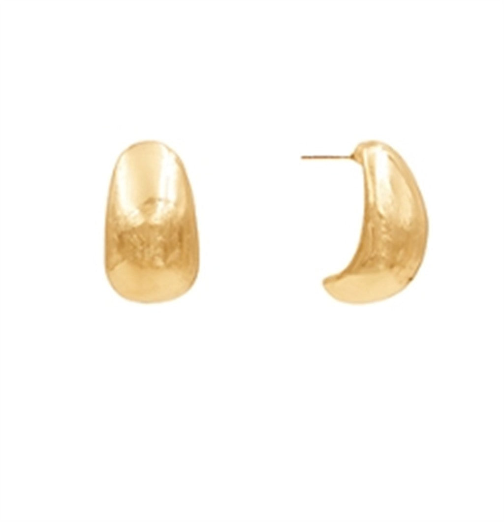 Trendy Puffy Teardrop Earrings