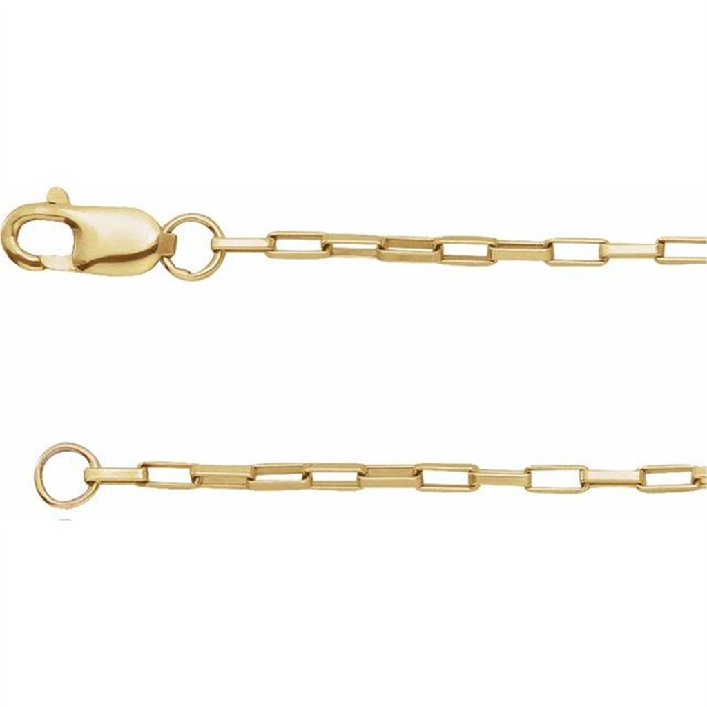 Gold Filled 18" Elongated Box Chain