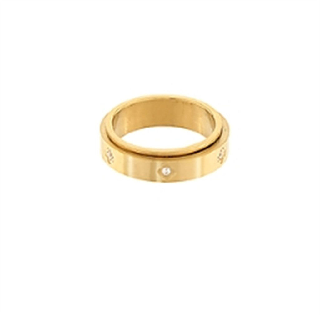 Trendy CZ Ring