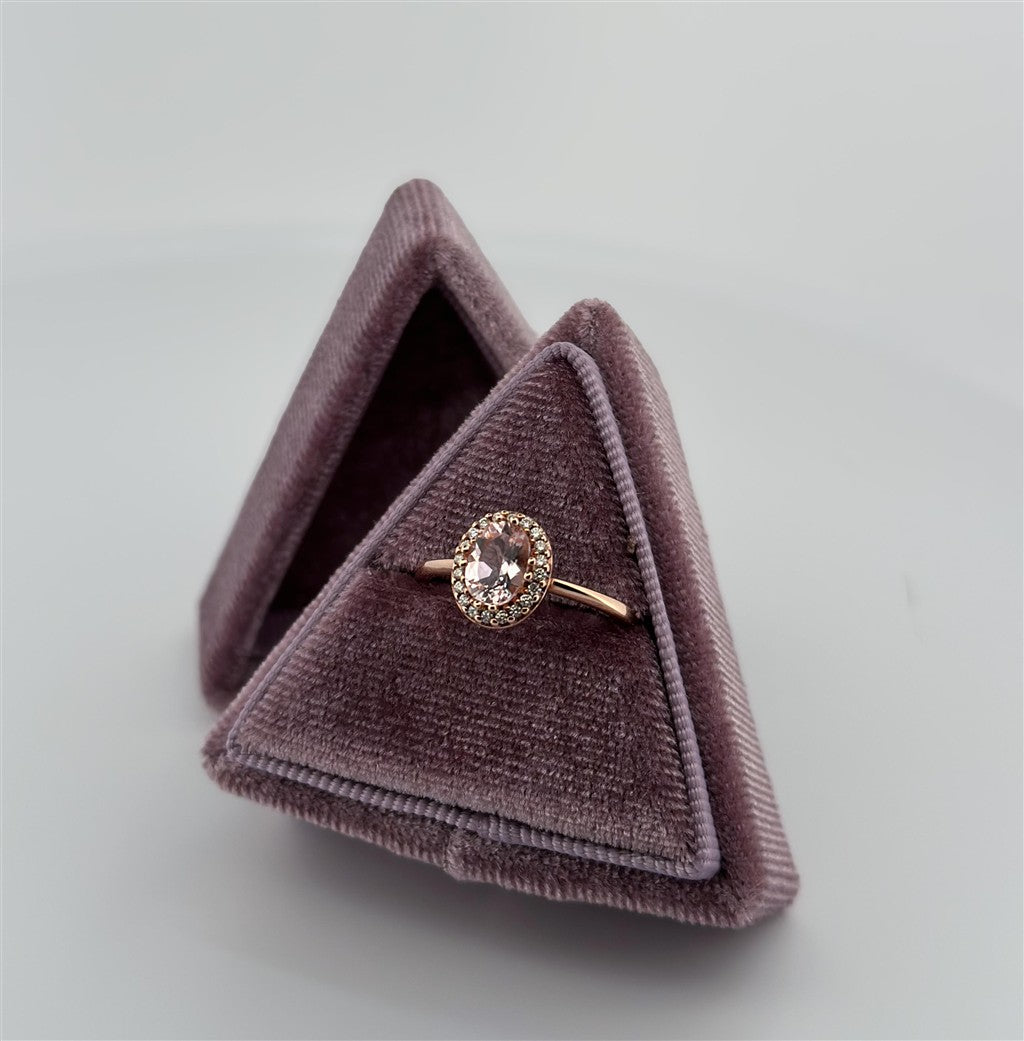 Rose Gold Morganite Ring