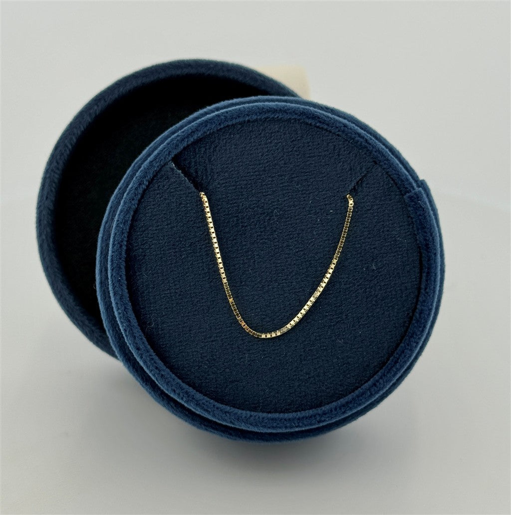 Yellow Gold 16" Box Chain