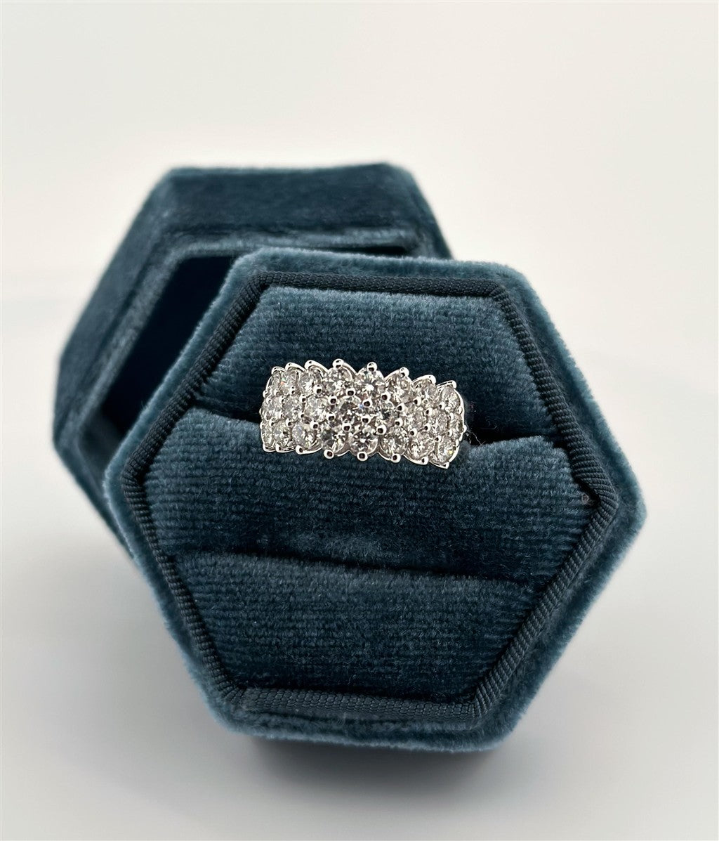 White Gold Diamond Anniversary Ring