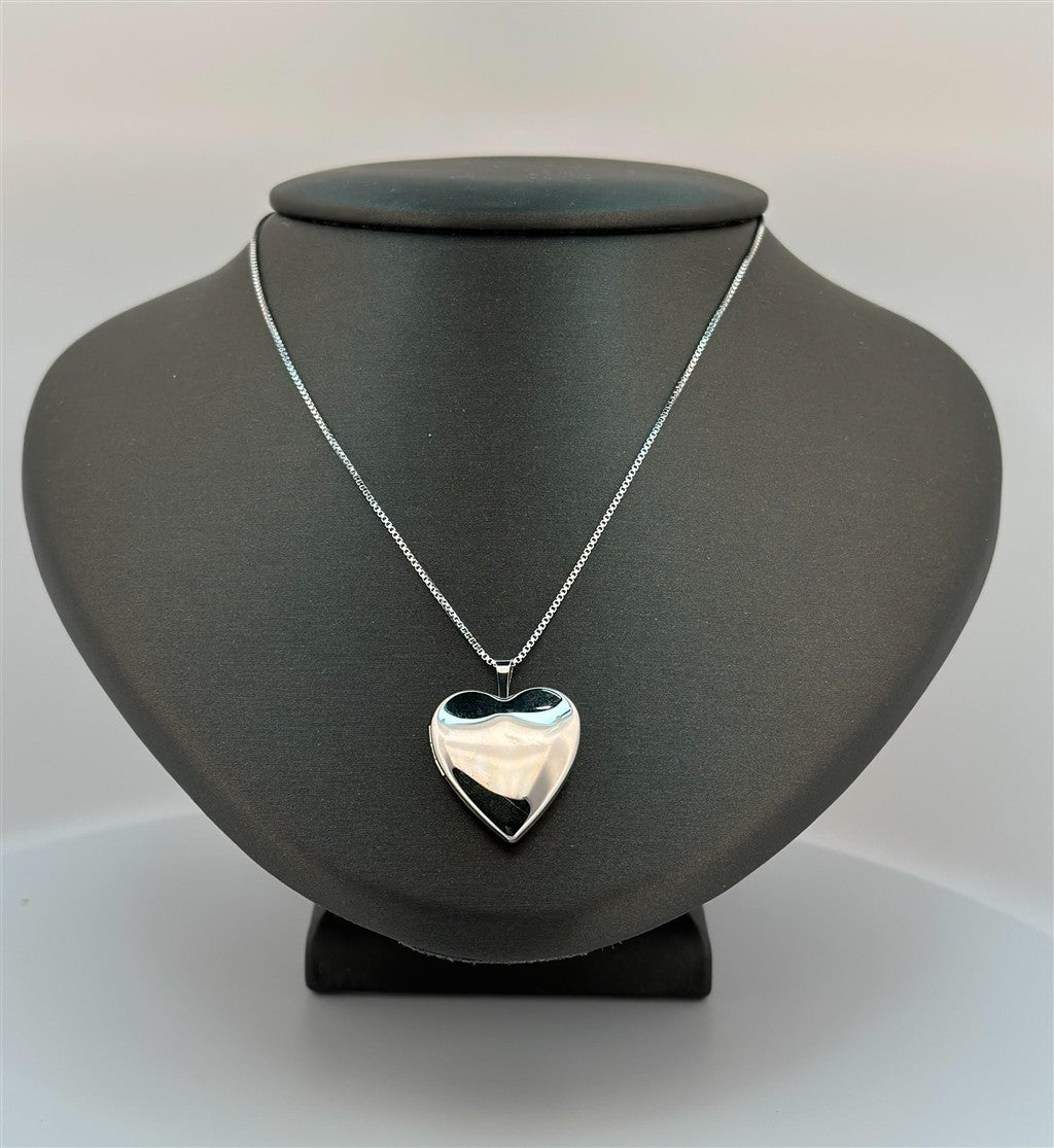 Sterling Silver Mother & Daughter Necklace Set