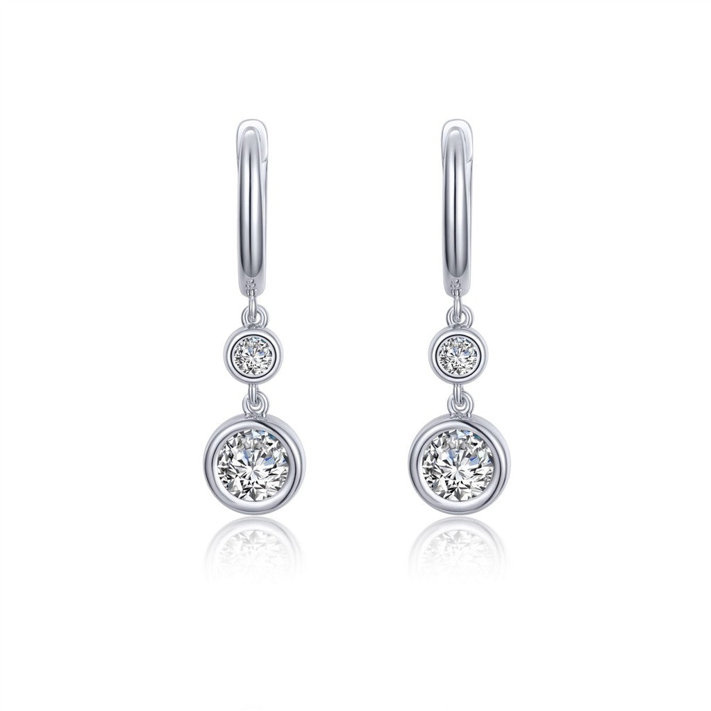 Lafonn Bezel-Set Drop Earrings