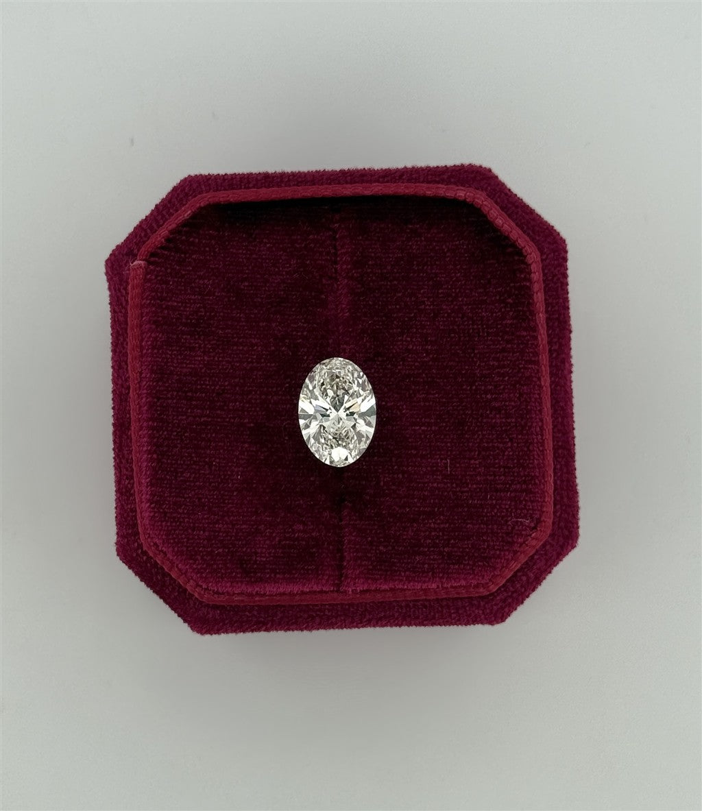 2.85 Carat Lab Grown Oval Diamond