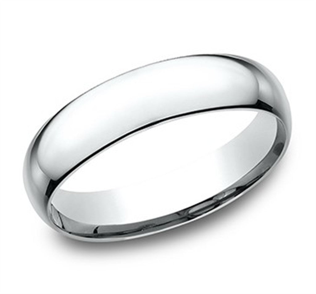 White Gold Wedding Band