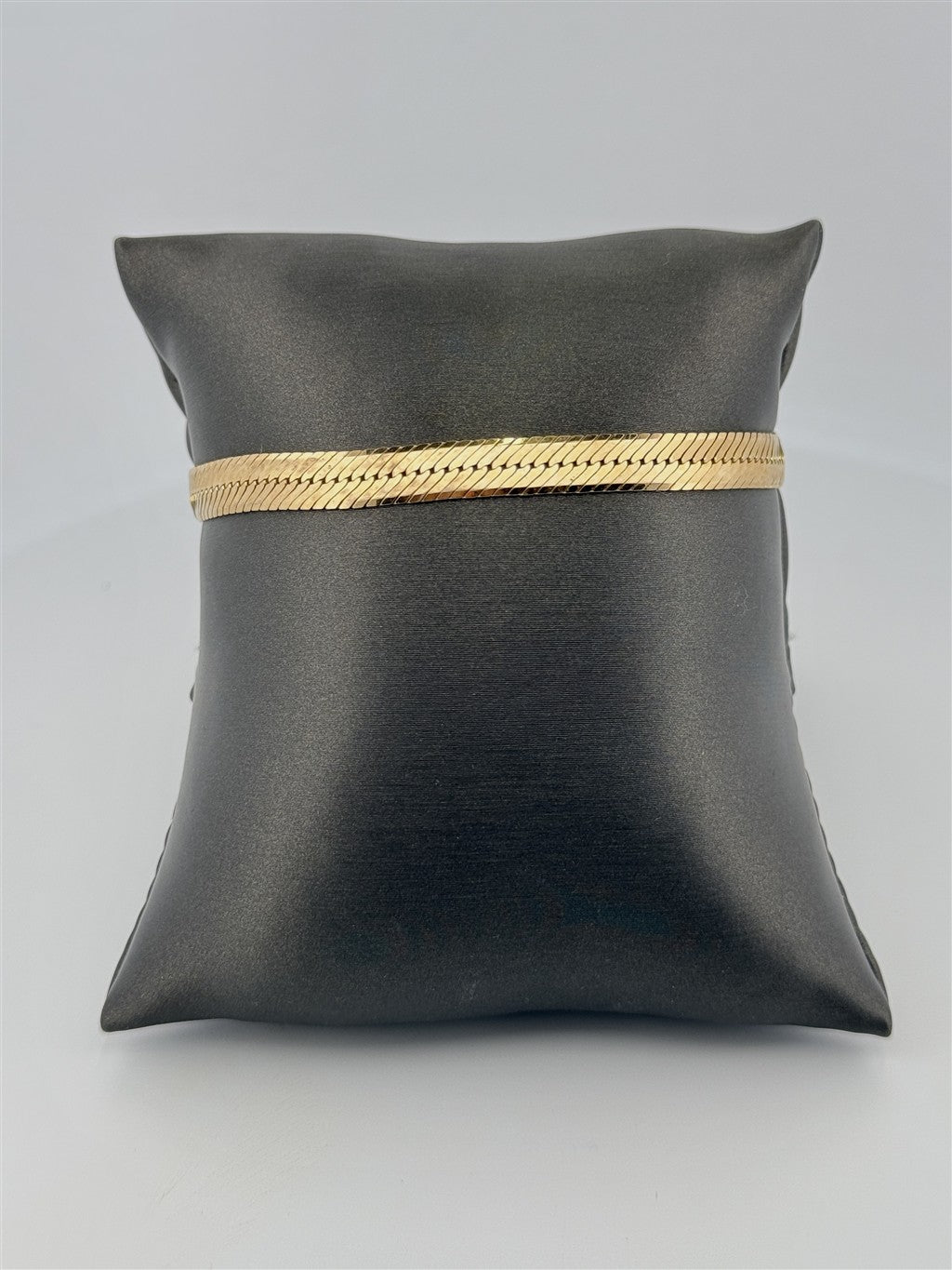Yellow Gold Herringbone Bracelet