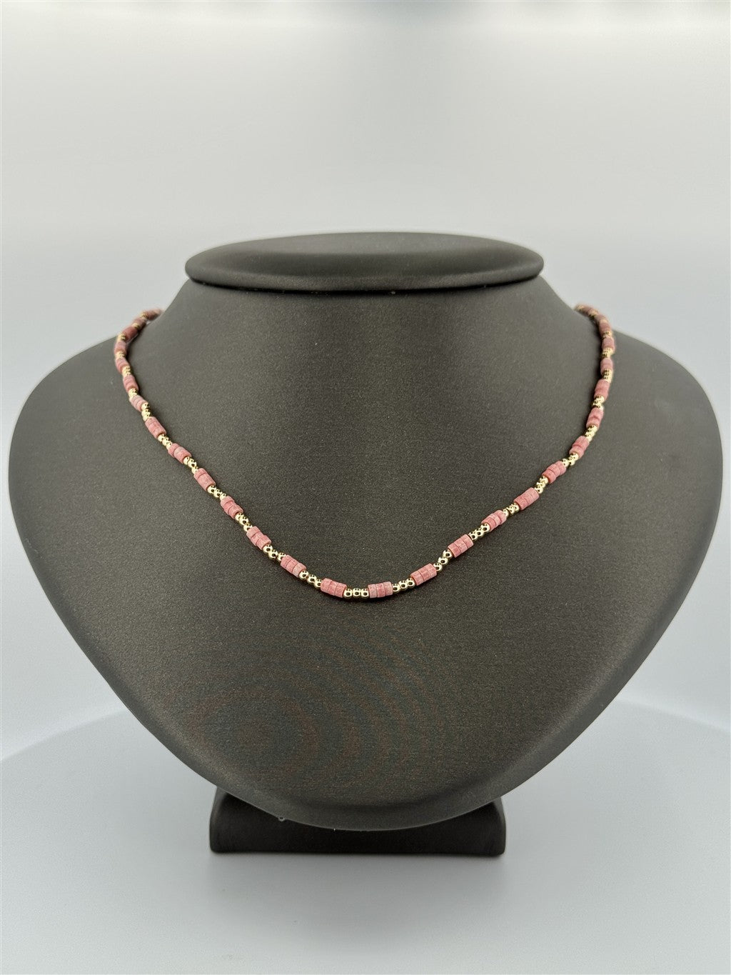 Pink Beaded Necklace