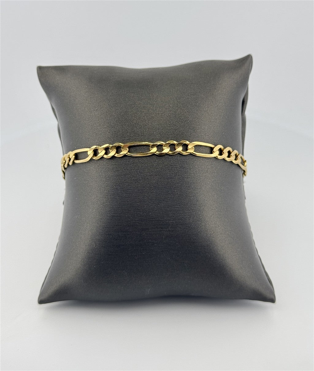 Yellow Gold Figaro Bracelet