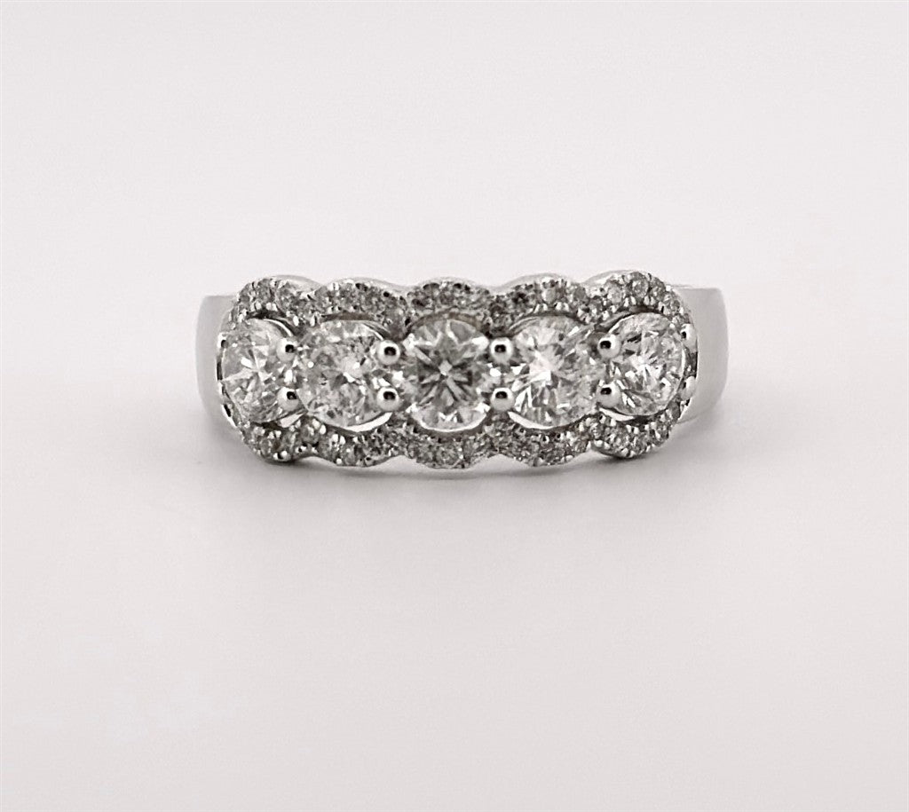 White Gold Diamond Band