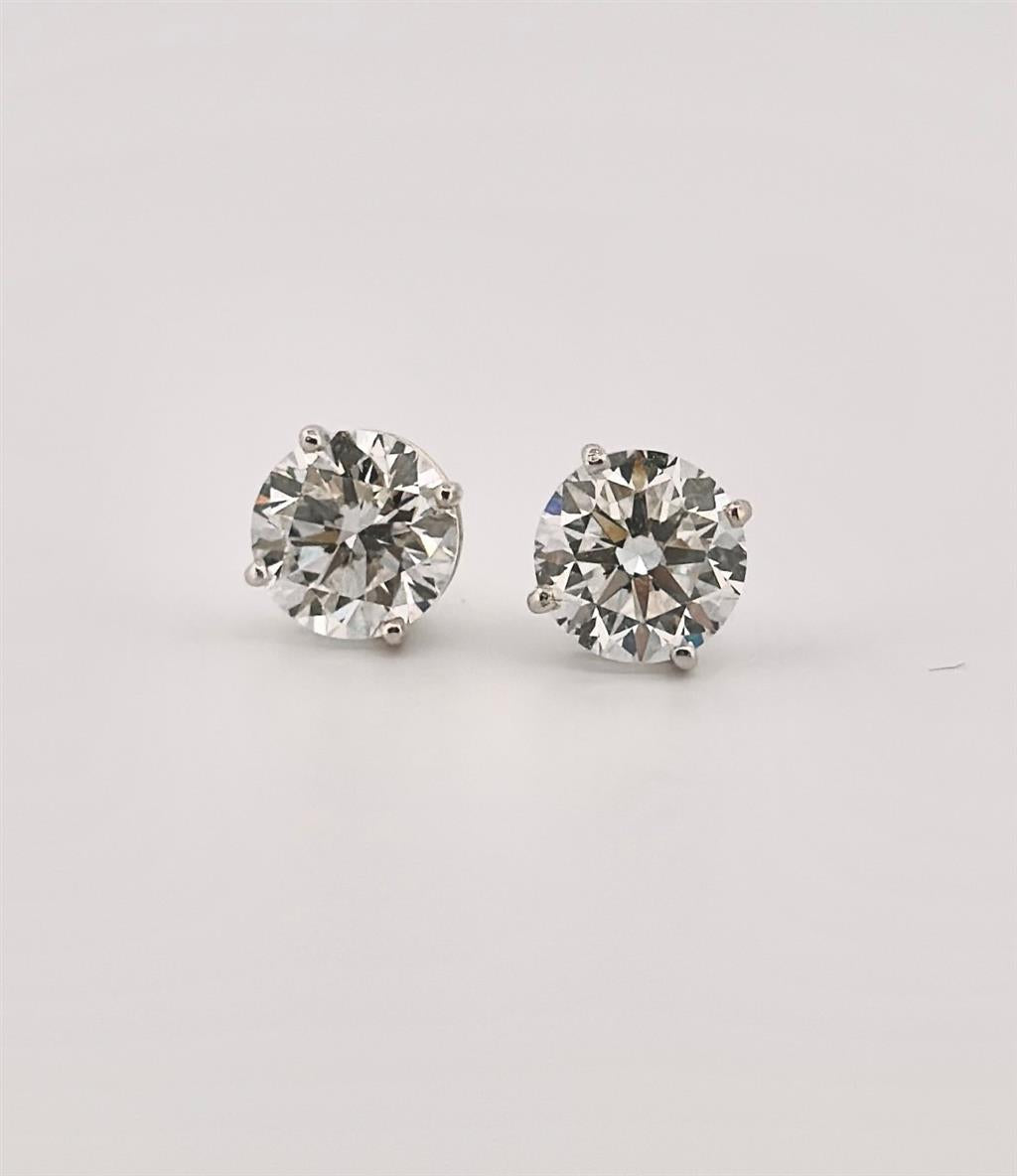 White Gold Lab Grown Diamond Earrings