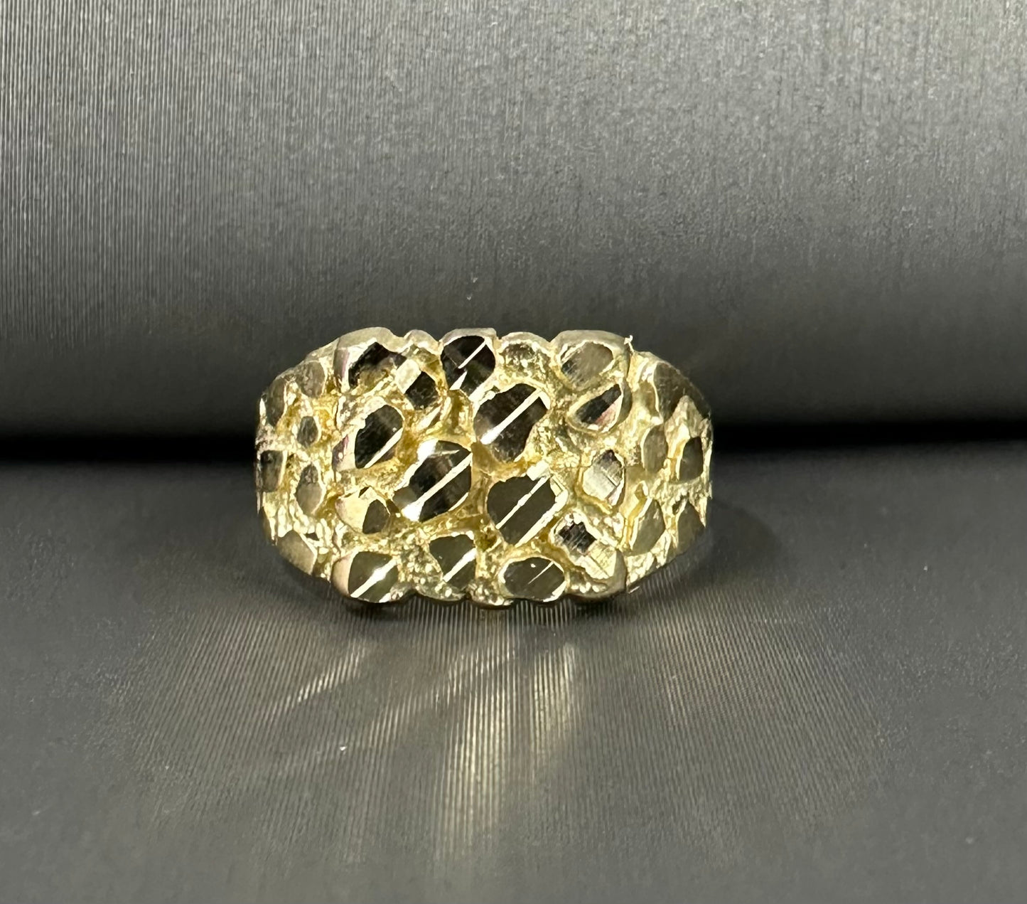 Yellow Gold Nugget Ring