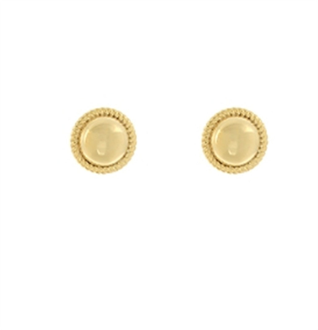 Trendy Round Stud Earrings
