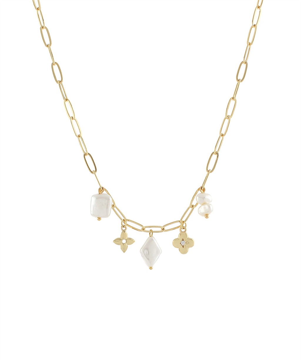 Pearl Charm Necklace