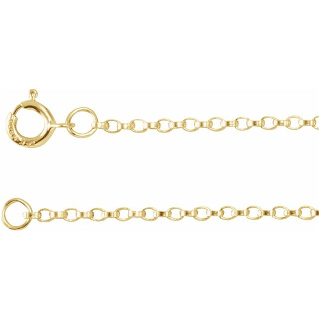 Gold Filled 18" Rolo Chain