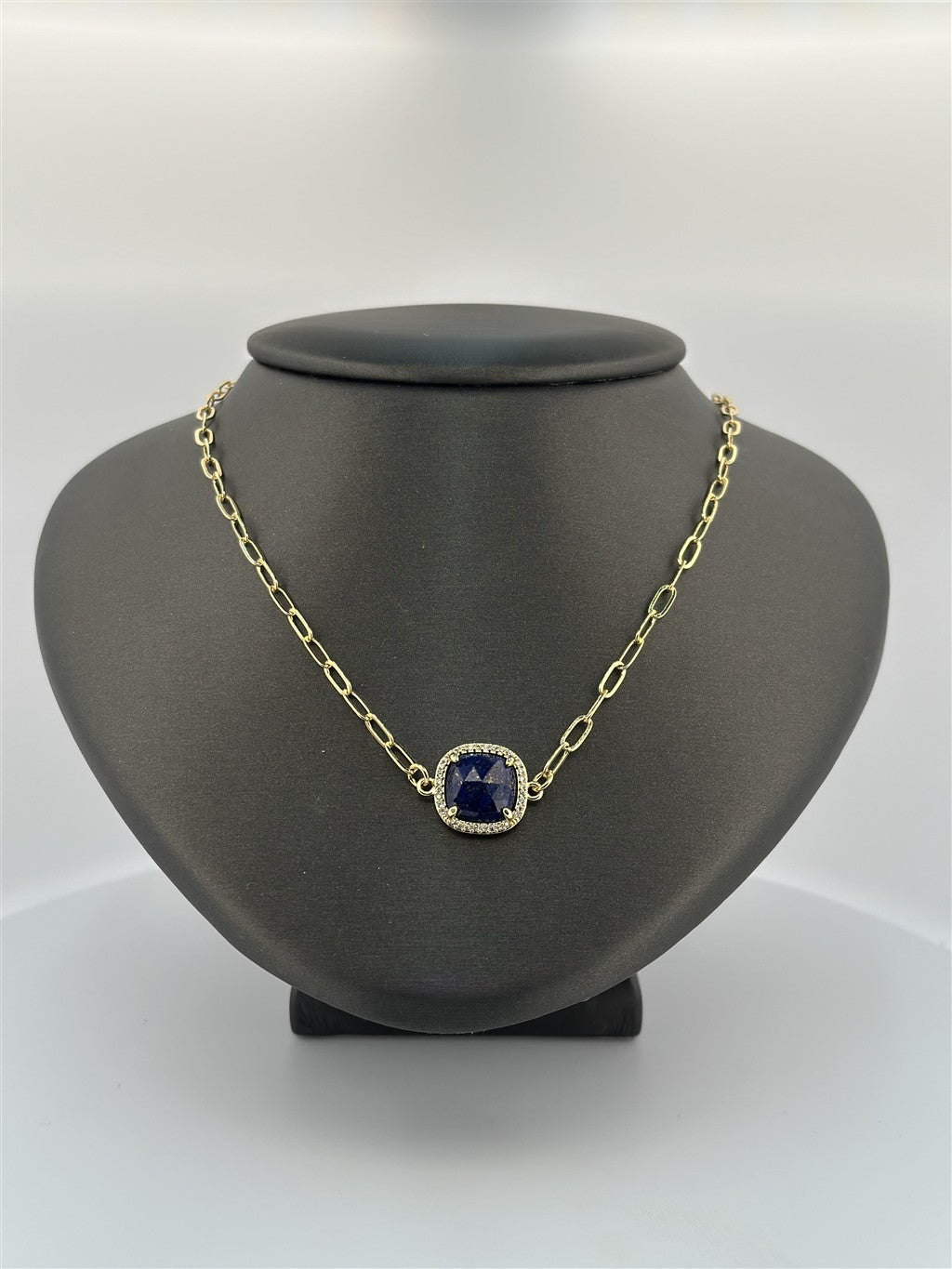 Trendy Blue Necklace