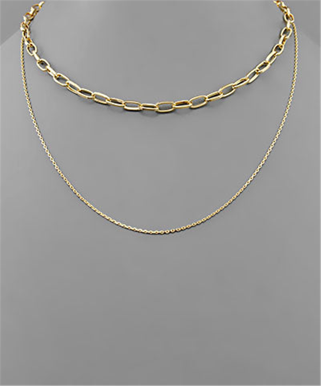 Layered Chain Necklace