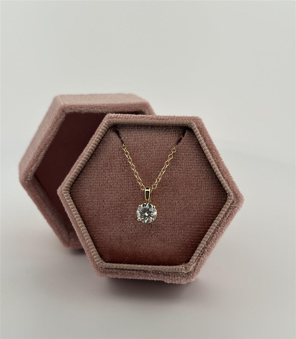 Round Diamond Pendant