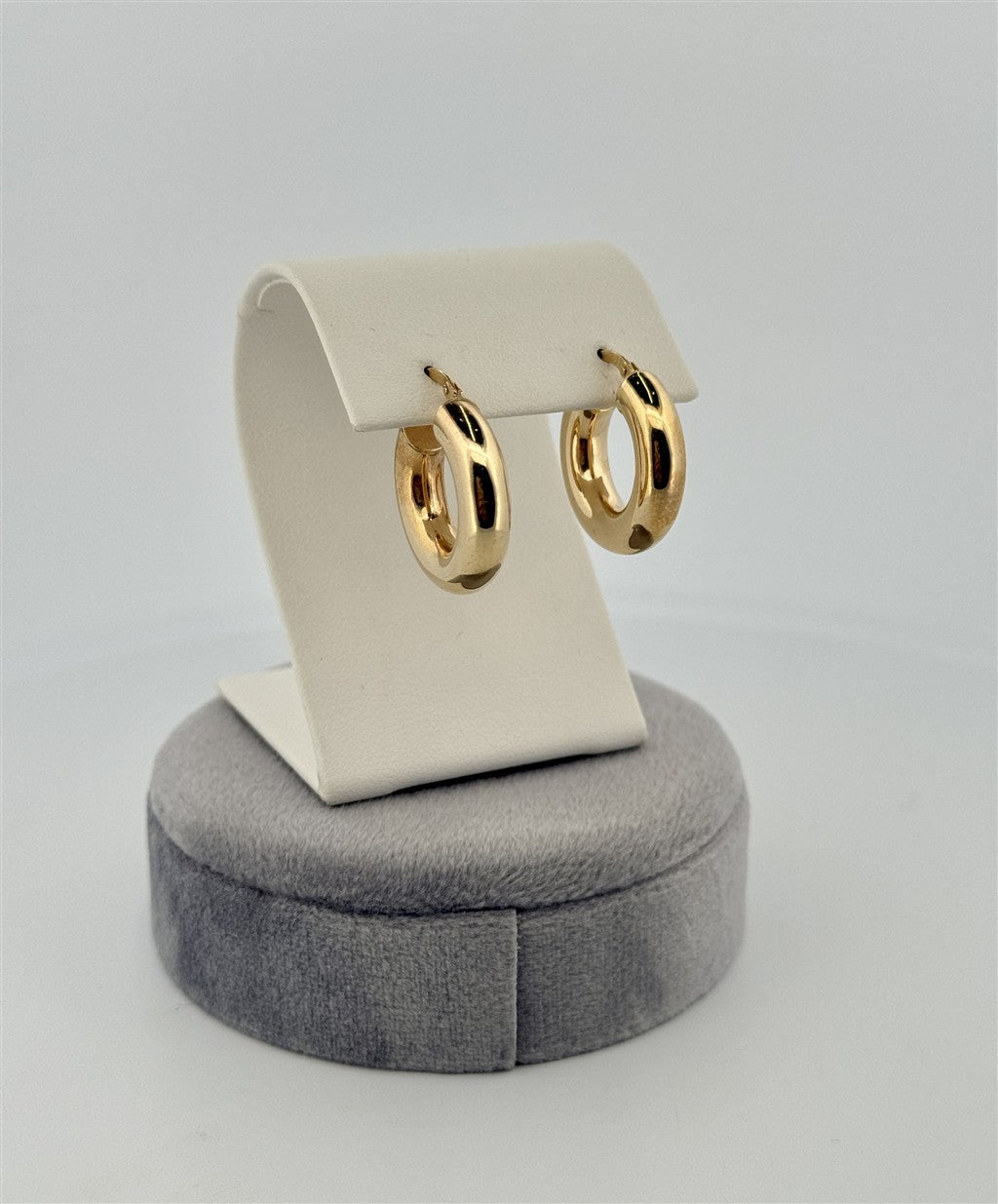 Yellow Gold Hoop Earrings