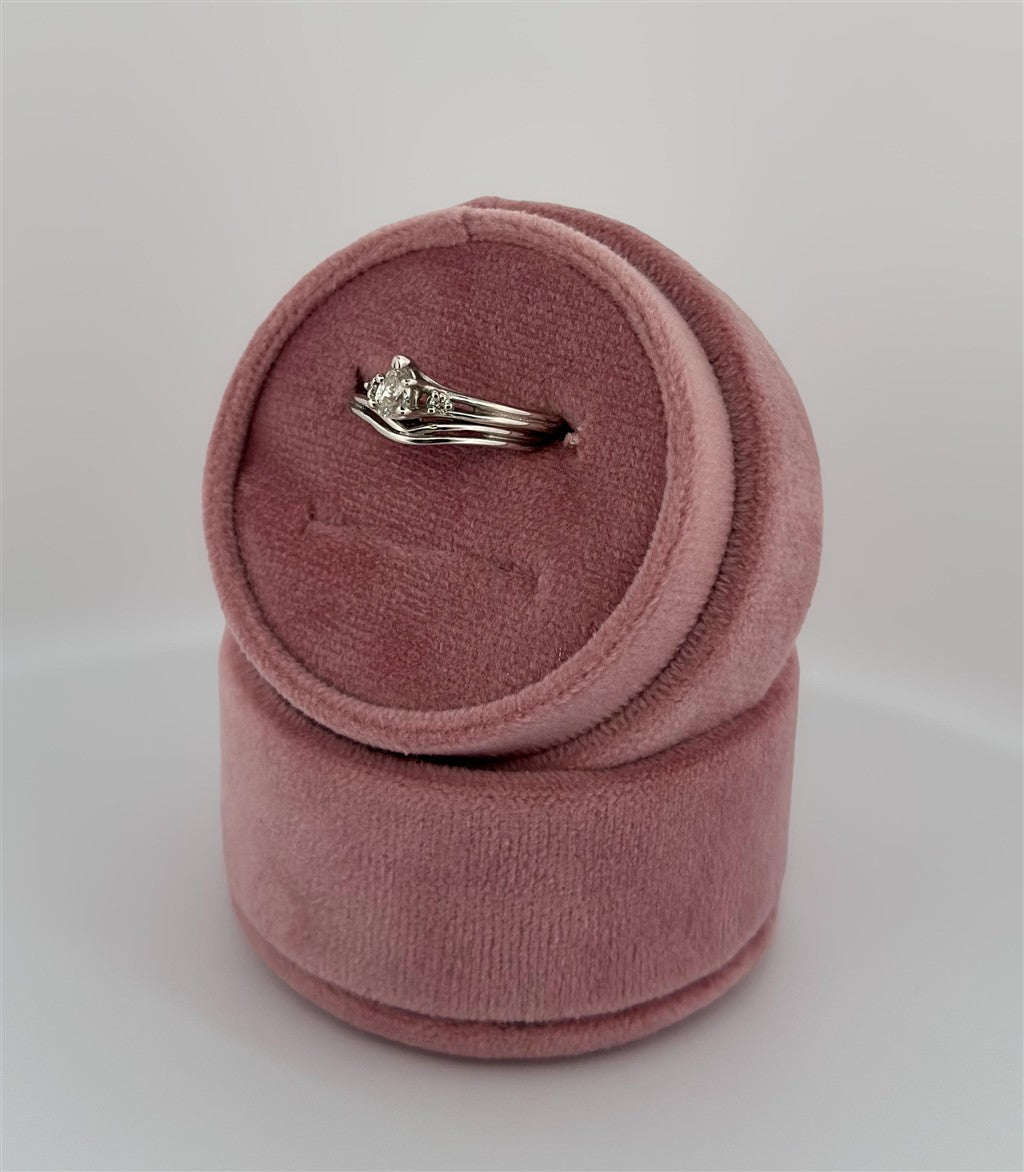 Platinum Pear Shape Bridal Set