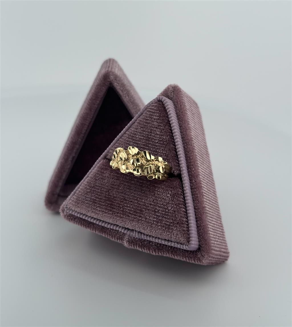 Yellow Gold Nugget Ring