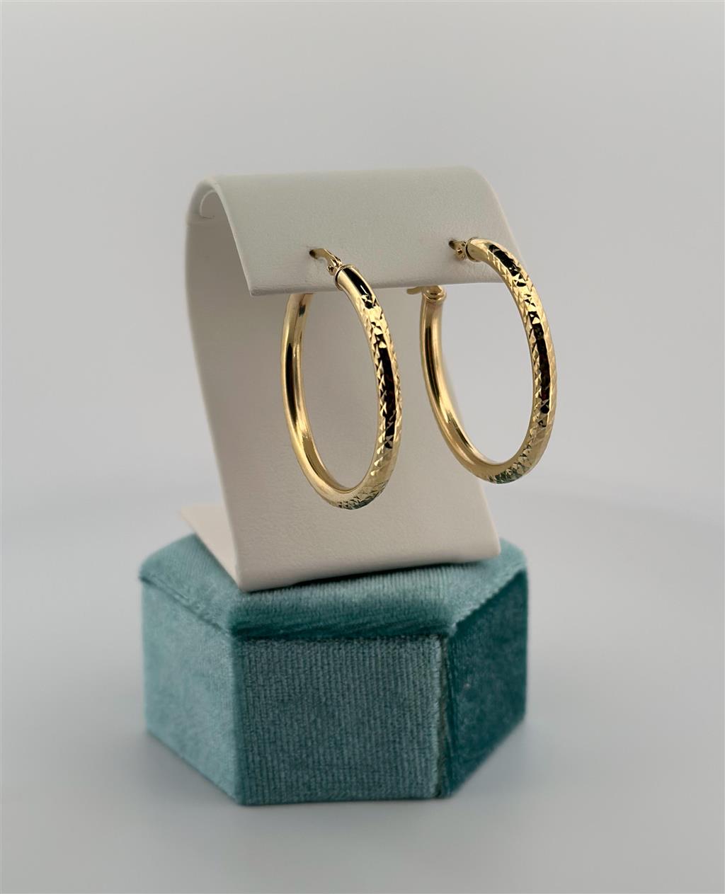 Yellow Gold Hoop Earrings
