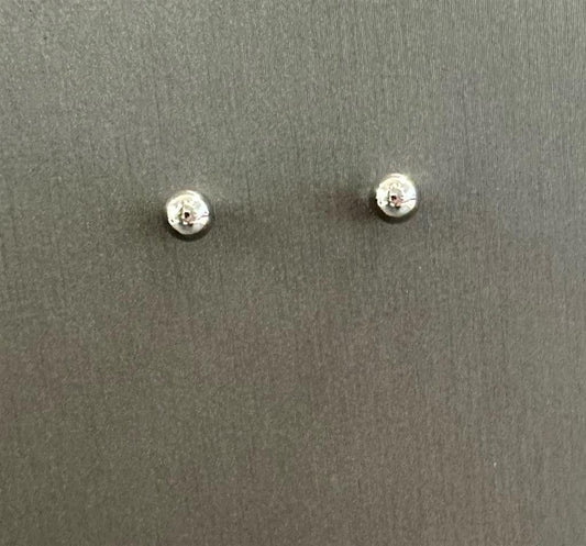 Sterling Silver Ball Stud Earrings