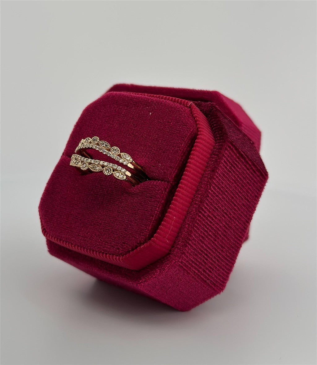 Yellow Gold Vintage Inspired Ring Guard