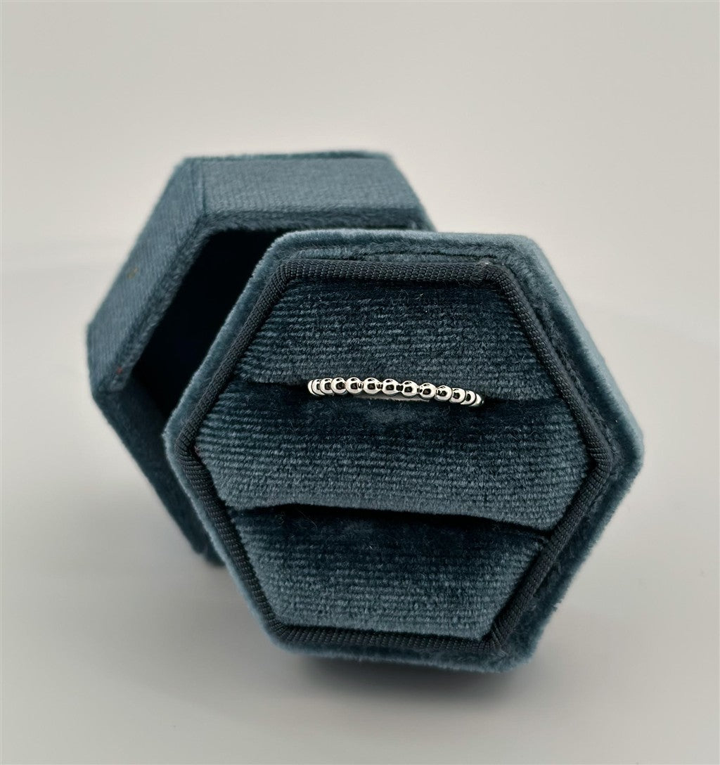 White Gold Stackable Ring