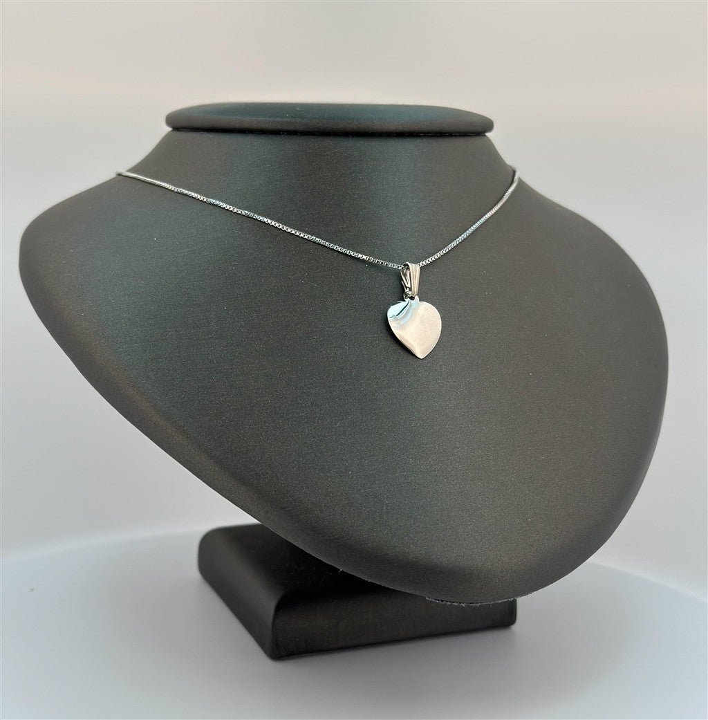 Sterling Silver Mother & Daughter Necklace Set