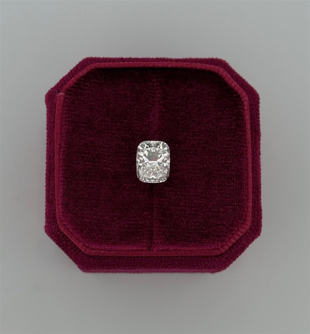 2.58 Carat Lab Grown Cushion Diamond