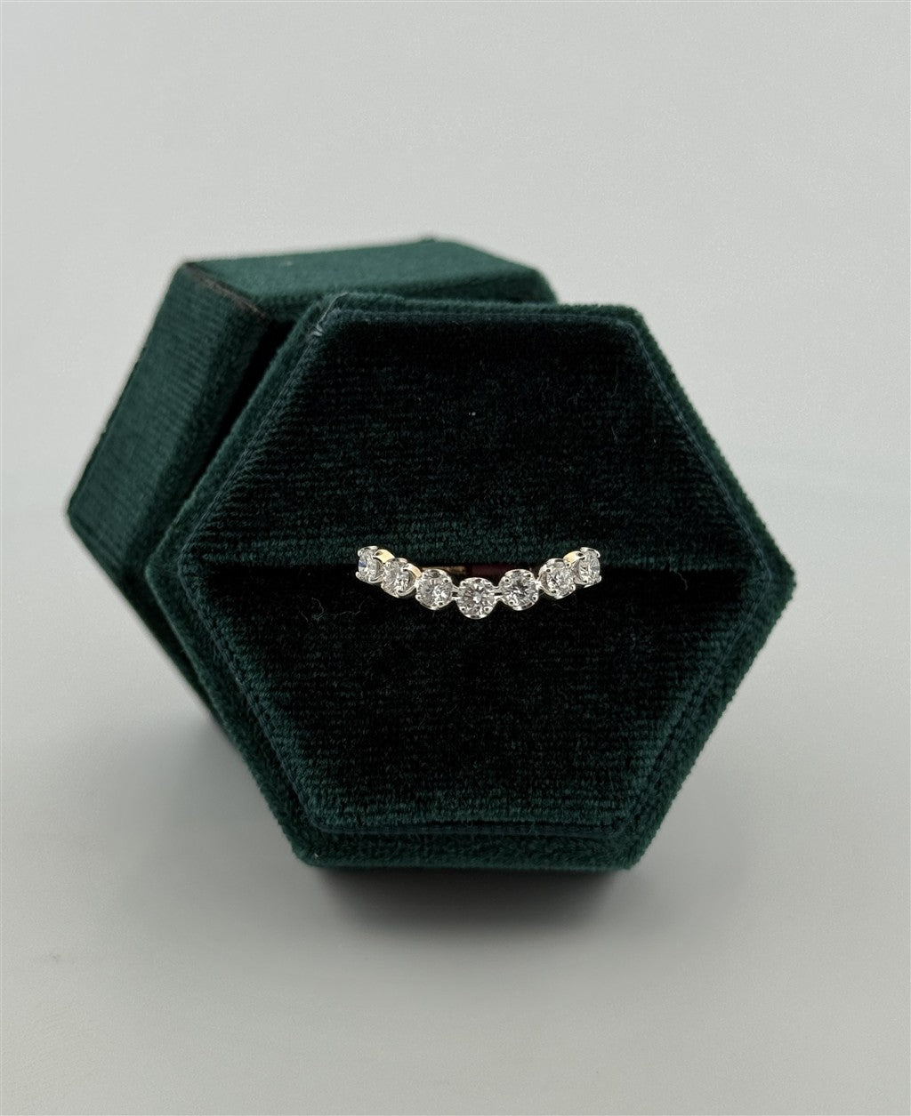 Yellow Gold Lab Diamond Band