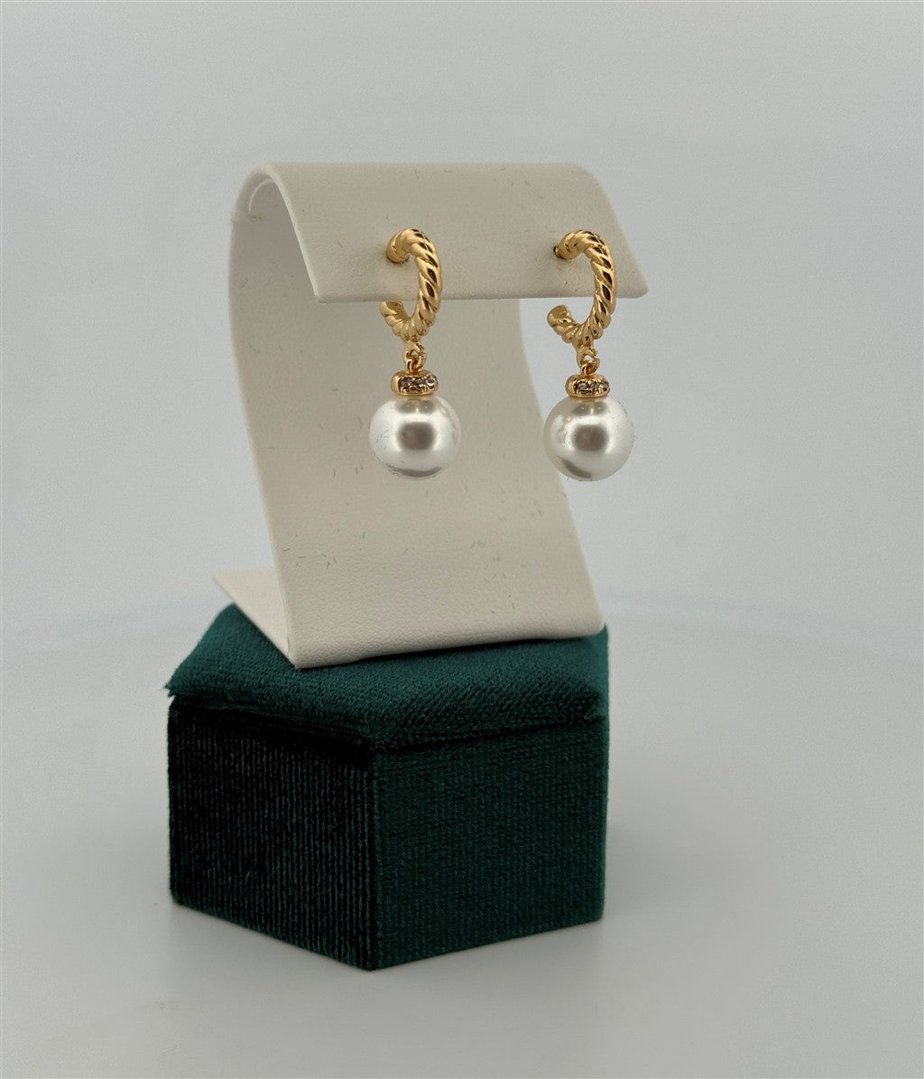Trendy Pearl Earrings
