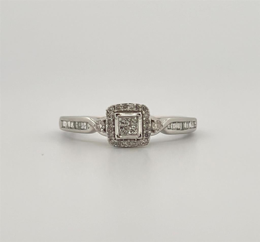 White Gold Diamond Ring