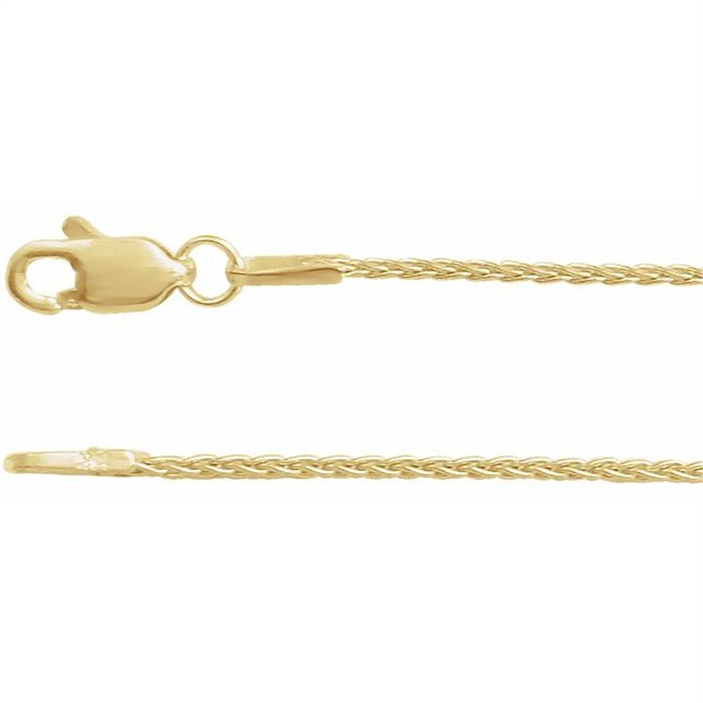 Gold Filled 18" Solid Rope Chain