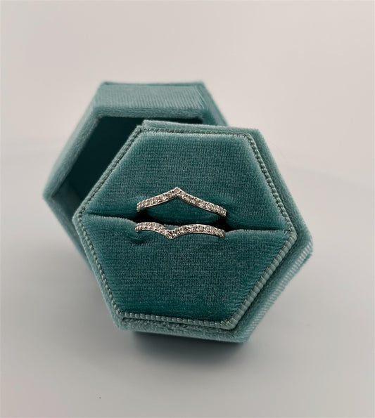 White Gold Diamond Ring Guard