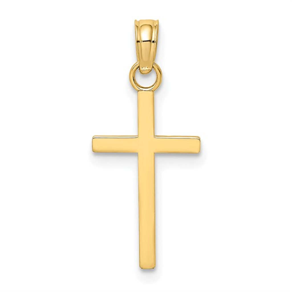 Yellow Gold Cross Charm