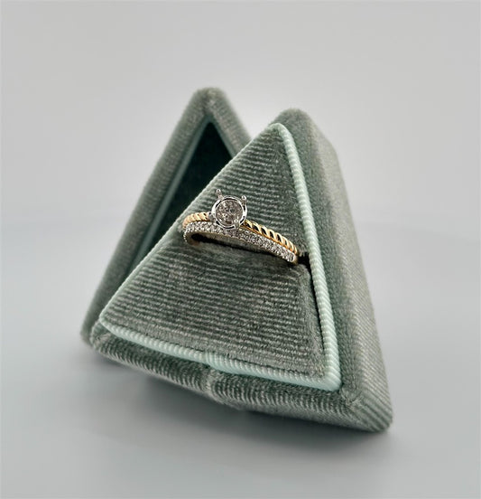 Yellow Gold Diamond Semi Mount