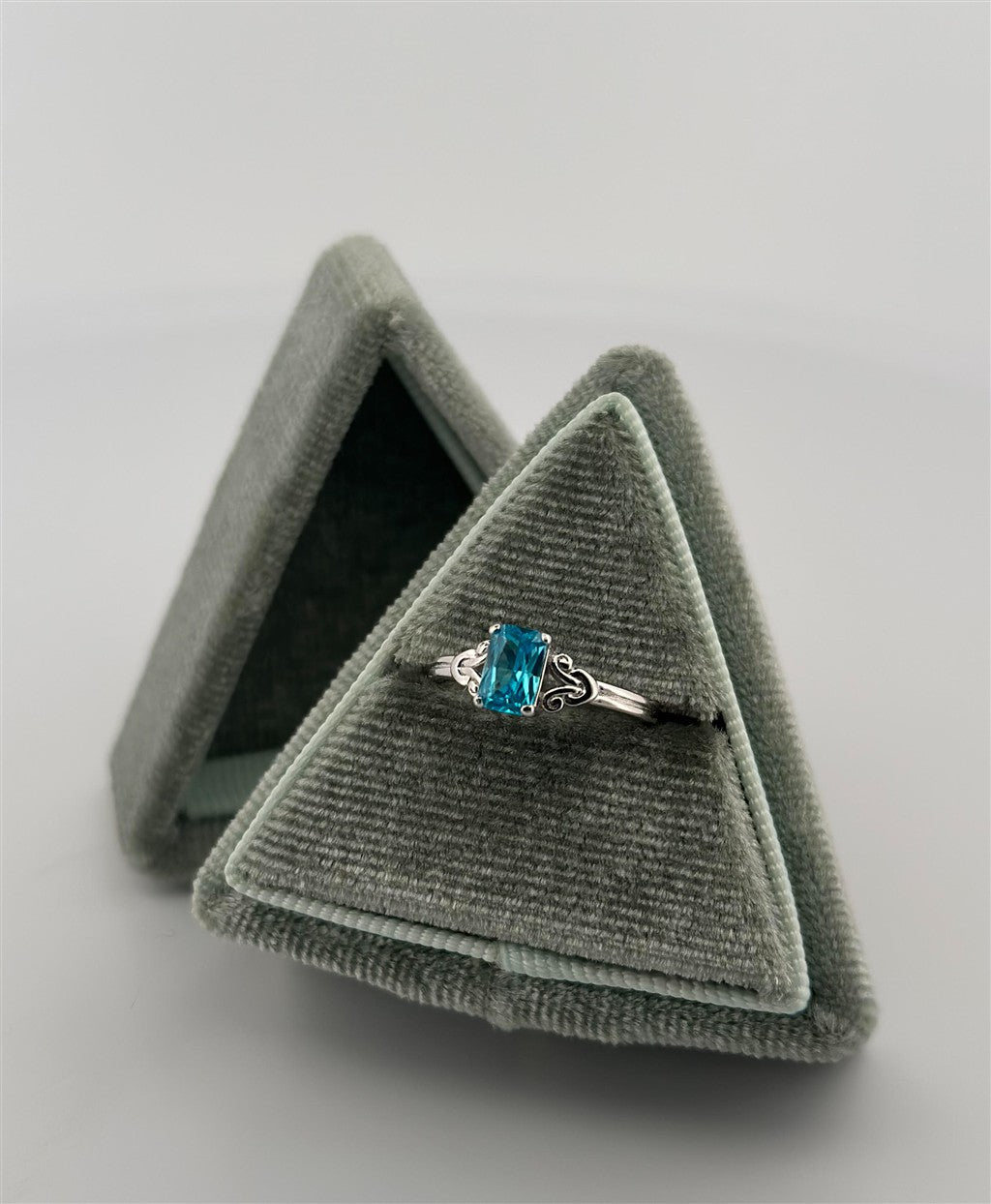 Childrens Sterling Silver December Birthstone Ring