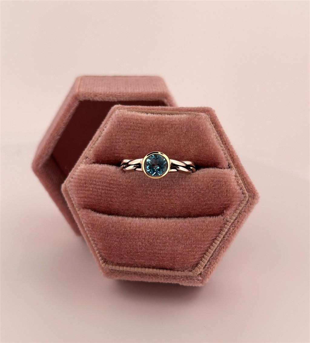 Sterling Silver Blue Topaz Ring