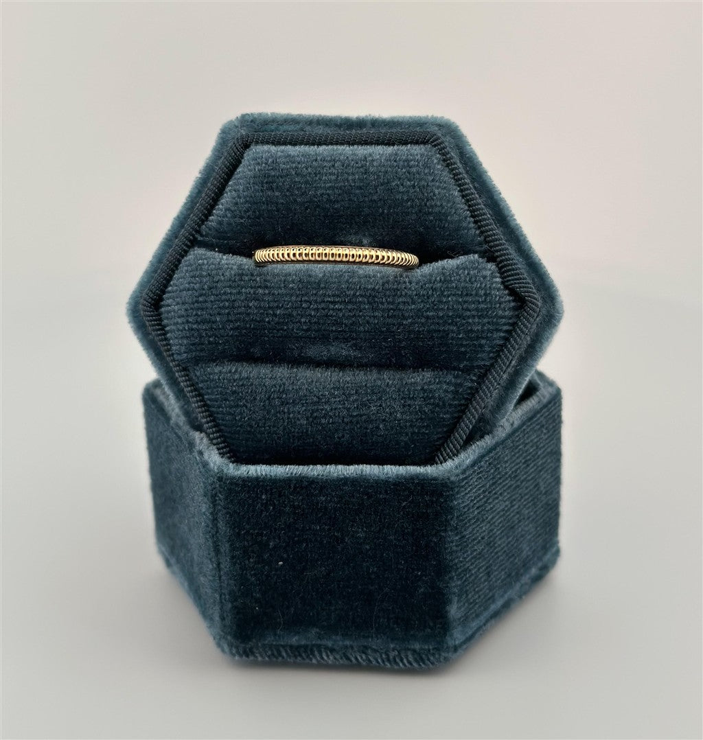 Yellow Gold Stackable Band