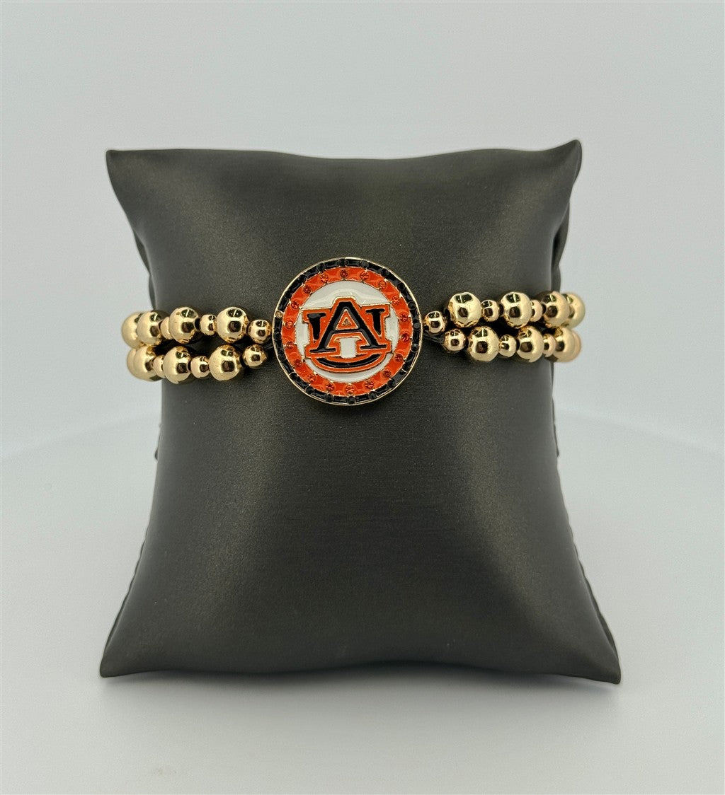 Auburn Beaded Bracelet