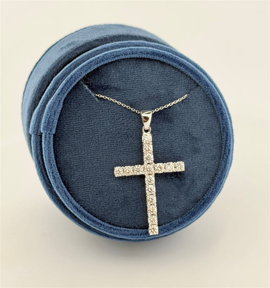 diamond cross necklace
