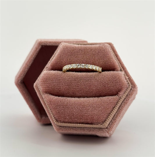 Yellow Gold Lab Grown Diamond Band