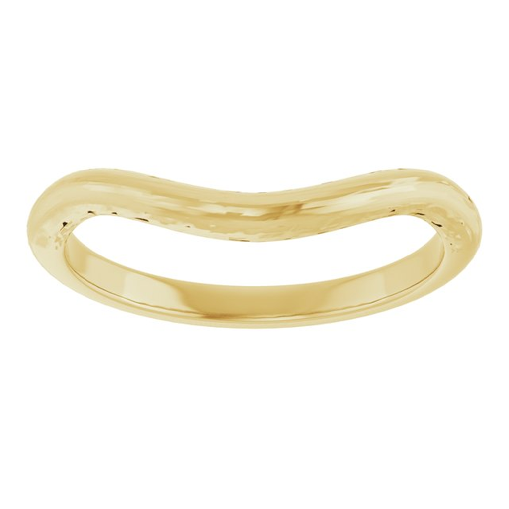Yellow Gold Curved Band