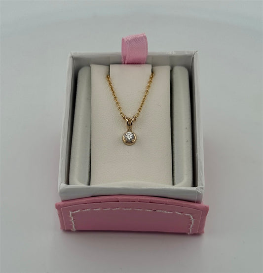 Gold Filled CZ Necklace