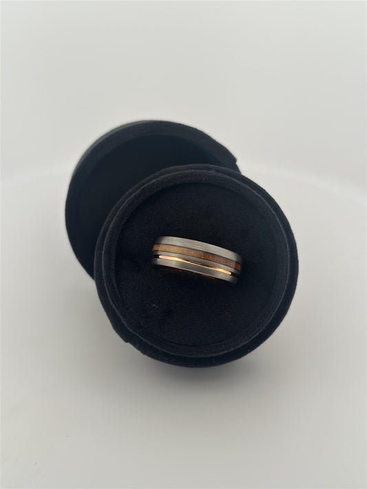 Whiskey Barrel Wedding Band