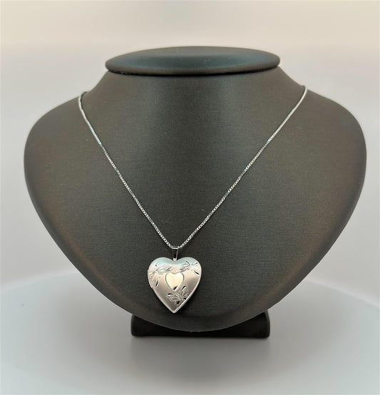 Sterling Silver Mother & Daughter Necklace Set
