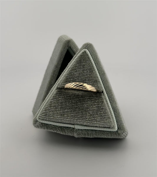 Yellow Gold Dome Ring